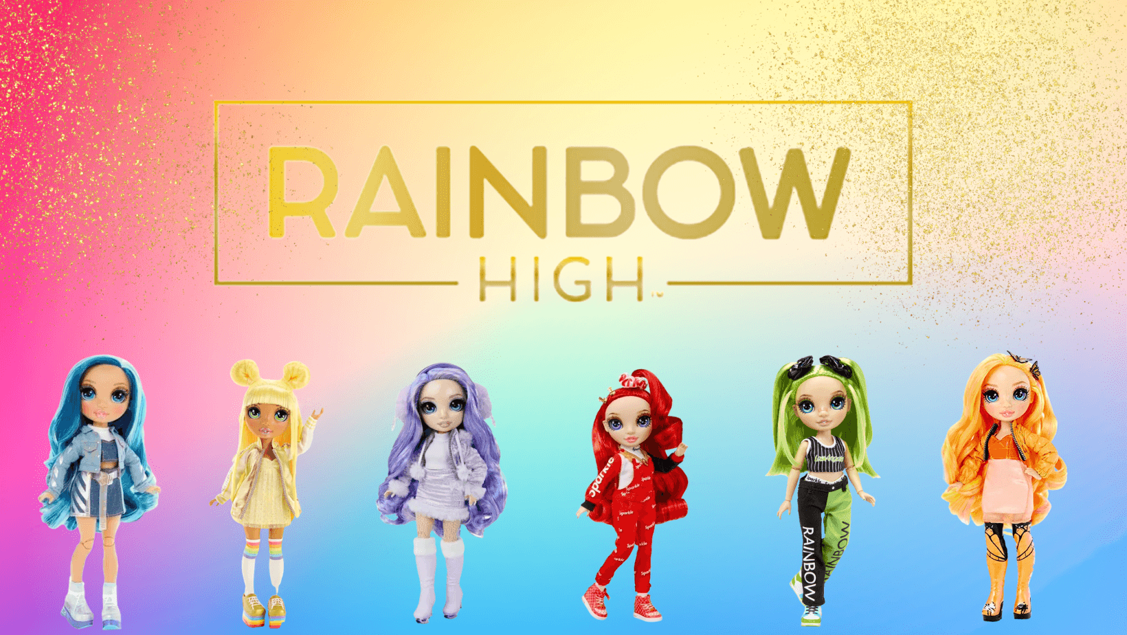 Poupée mannequin de pom-pom girl Rainbow High - Poppy Rowan